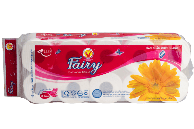 Giấy vệ sinh Fairy 3 lớp đỏ