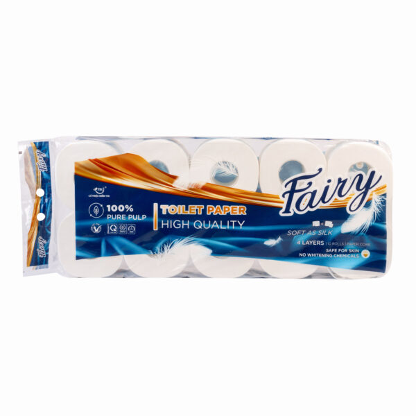 Giấy vệ sinh Fairy 10 cuộn 4 lớp cao cấp