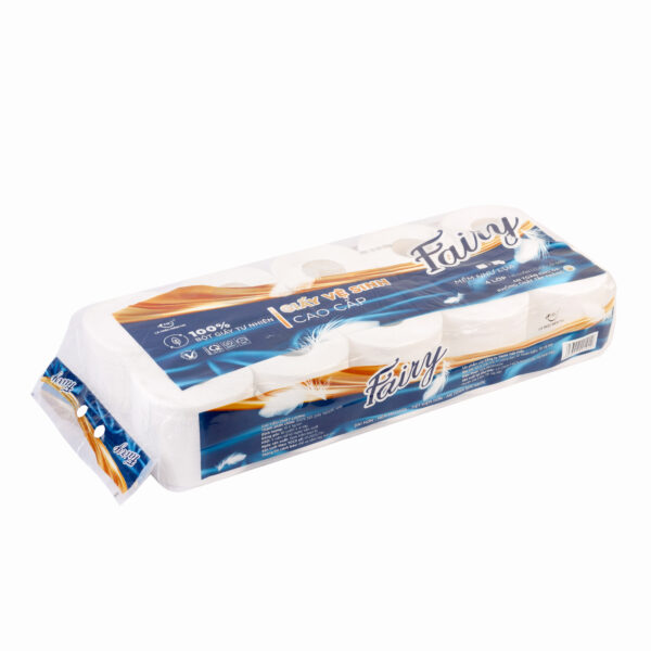 Giấy vệ sinh Fairy 10 cuộn 4 lớp cao cấp - Hình ảnh 2