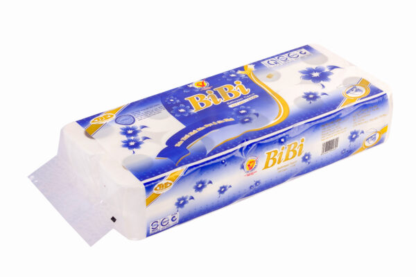 Giấy vệ sinh Bibi 10 cuộn có lõi - Hình ảnh 2