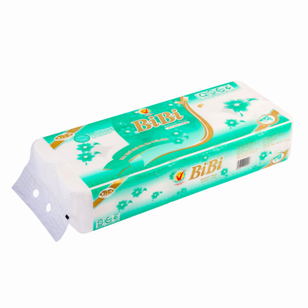 Giấy vệ sinh Bibi 10 cuộn không lõi - Hình ảnh 2