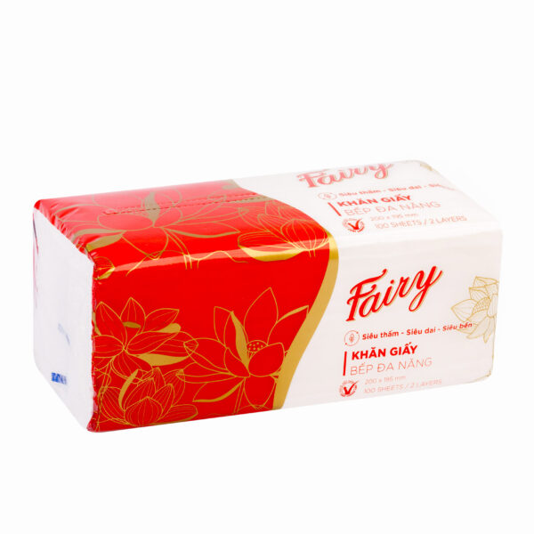 Giấy bếp đa năng Fairy 100 Tờ - Hình ảnh 2