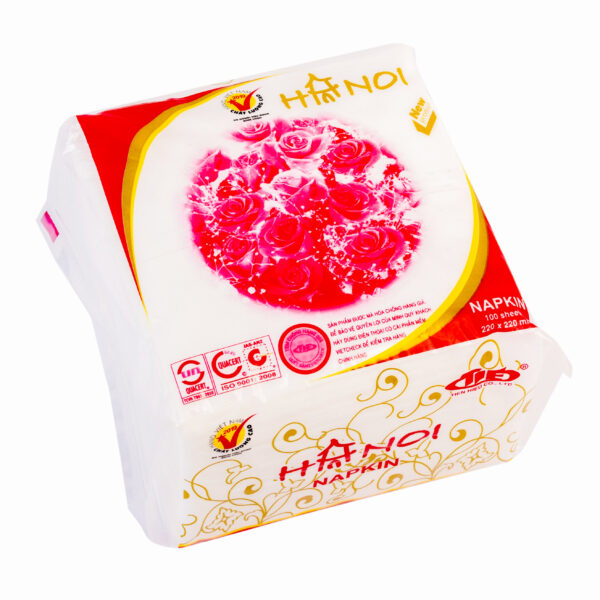 Khăn giấy Napkin Hà Nội 220 x 220 mm - Hình ảnh 2