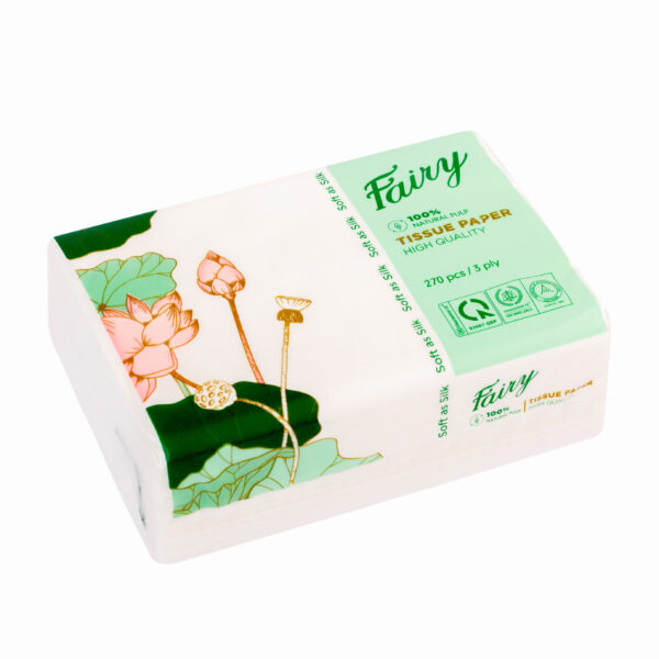 Giấy rút Fairy Sen 270 tờ / 3 lớp - Hình ảnh 3