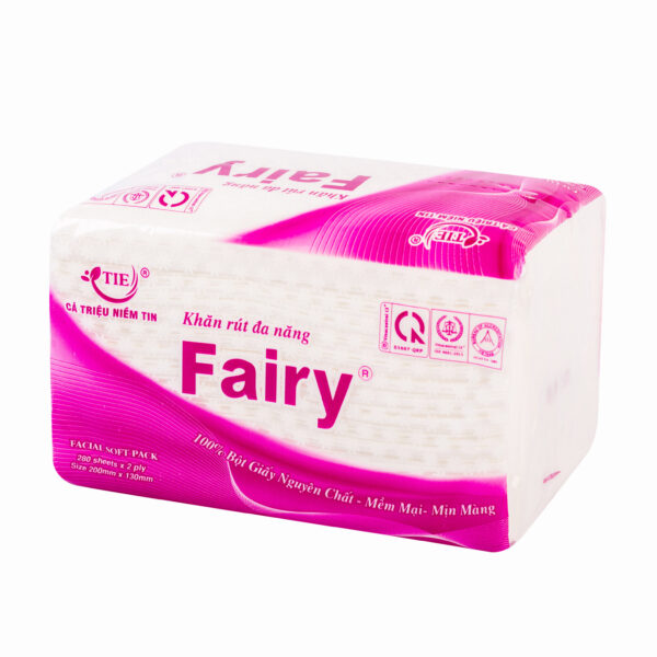 Giấy rút ngắn Fairy 280 tờ x 2 lớp - Hình ảnh 2