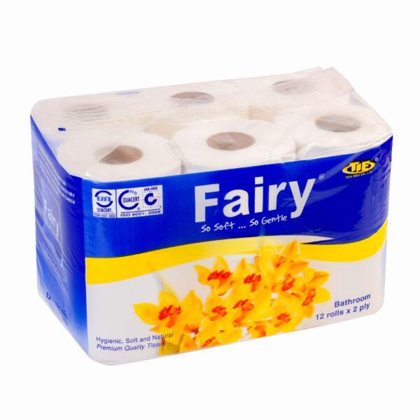 Giấy vệ sinh Fairy 12 cuộn Xanh - Hình ảnh 2