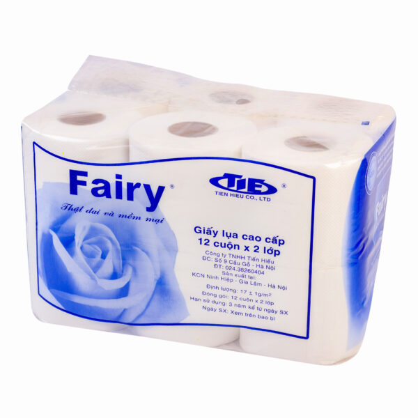 Giấy vệ sinh Fairy 12 cuộn Xanh - Hình ảnh 3