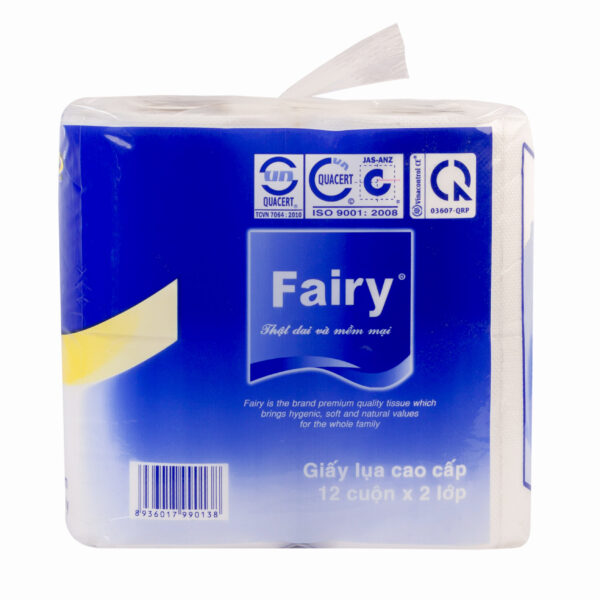 Giấy vệ sinh Fairy 12 cuộn Xanh - Hình ảnh 4