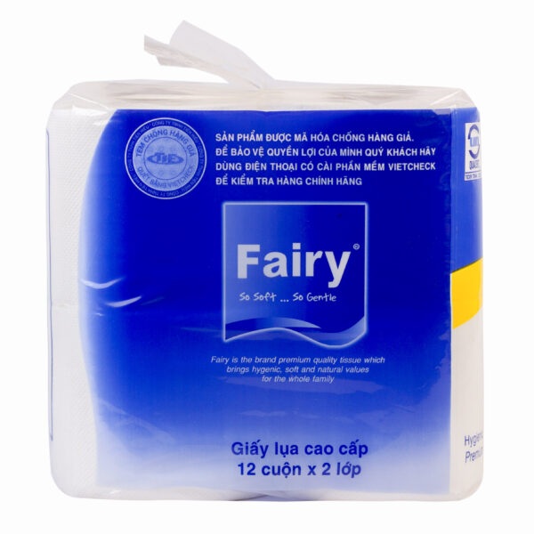 Giấy vệ sinh Fairy 12 cuộn Xanh - Hình ảnh 5