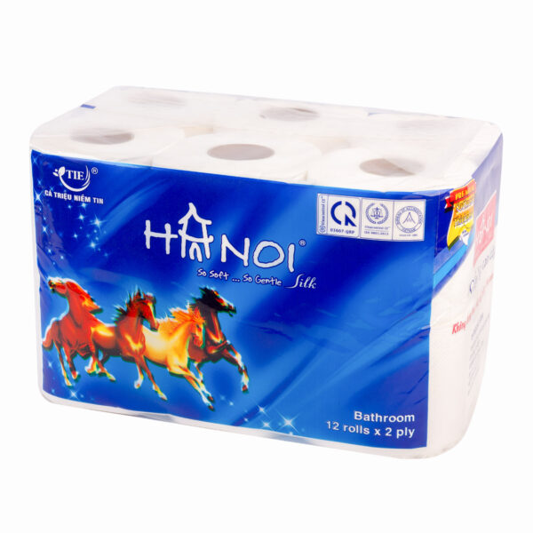 Giấy vệ sinh Hà Nội 12 cuộn (Ngựa) - Hình ảnh 3