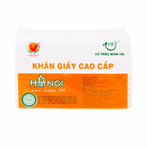 Khăn giấy cao cấp Hà Nội 240 x 240mm (0,5 kg) - Hình ảnh 3