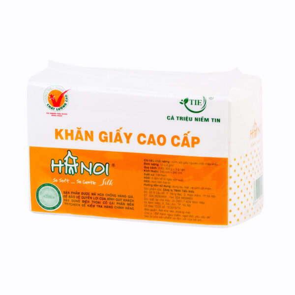Khăn giấy cao cấp Hà Nội 240 x 240mm (0,5 kg) - Hình ảnh 4